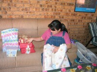 Opening presents...