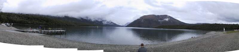 Panorama of Nelson Lakes