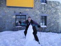 Greg + Megan's snowman!